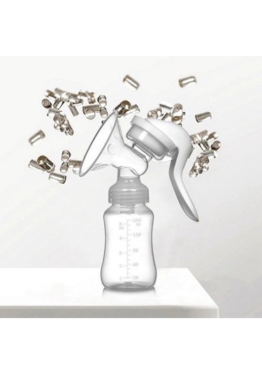 Geeroyoo Güvenli Malzemelerle Yapılmış Manuel Göğüs Pompası, Geri Akış Önleyici, Rahat Tutma Kolu, Yeniden Kullanılabilir