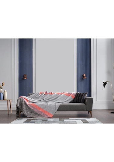 Doqu Nida Battaniye Çift Kişilik Nar Çiçeği Diğer