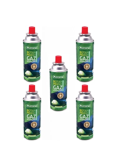 Orcamp Kamp Gaz Kartuşu 227Gr Kts227 5Li Paket Çok Renkli