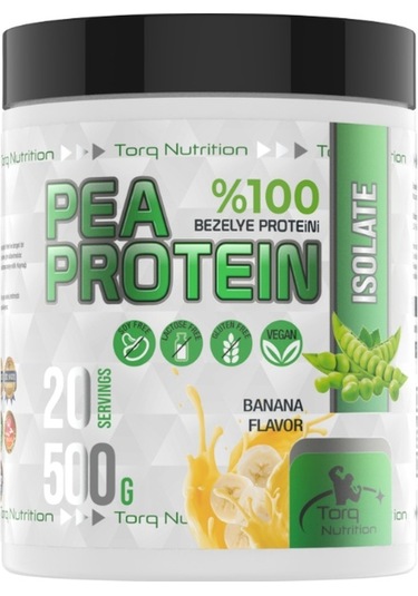 Torq Nutrition Pea Protein %100 Bezelye Proteini 500 Gr - Muz