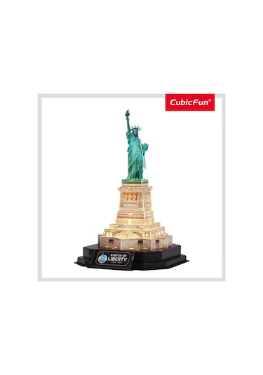 Özgürlük Heykeli 3d Puzzle Led Işıklı L536h