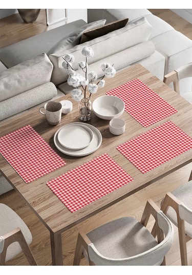 Joyarty "ıtaliya Tarzı" Servis Yerleri 30x46 Cm 135706234 Kırmızı