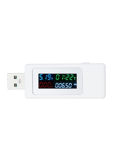 Reedark Usb Test Cihazı - Hızlı Şarj Voltaj Akım Ölçer 4-30v/6.5a Lcd Ekranlı
