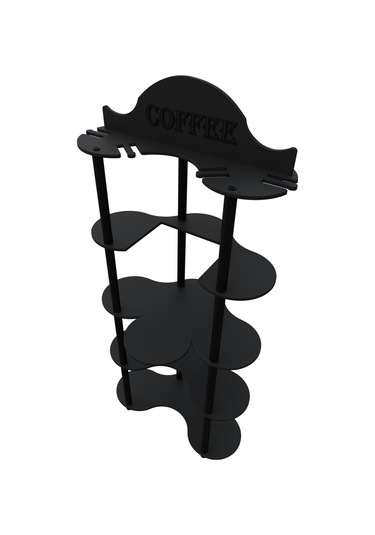 Cortado Kahve Köşesi Siyah Siyah