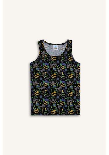 Defacto Erkek Çocuk Batman 2li Atlet C8798a825aubk81 Siyah-bk81