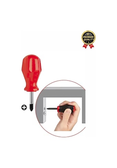 Özel Üretim Kaliteli Dayanıklı Ergonomik Tadilat Vidalama Avuç İçi Düz Yıldız 2'li Tornavida Seti