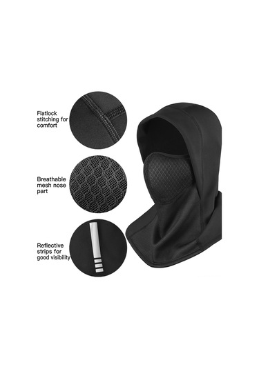 Wezone Kışlık Rüzgar Geçirmez Polar Balaklava - Motosiklet, Kayak Ve Outdoor Aktiviteler İçin Diğer Çok Renkli