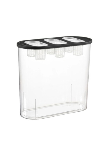 Homyl Hidroponik Yetiştirici Kutusu 6 Delikli Kapalı Masaüstü