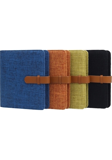 Tongxida 3 İnç Keten Albüm 288 Fotoğraf Ipek Pamuklu Turuncu