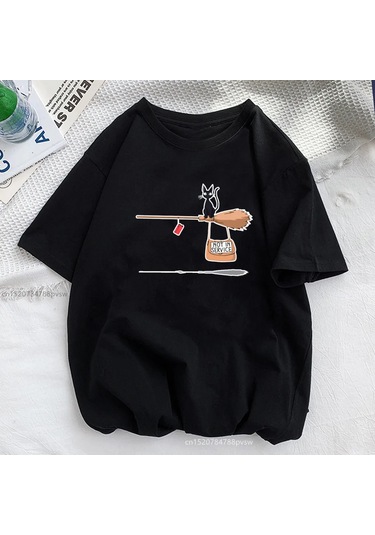 Snapbuy Ejderha Baskılı Kadın T-shirt - Rahat Polyester Gömlek - Genç Kız Üsterkek Turuncu