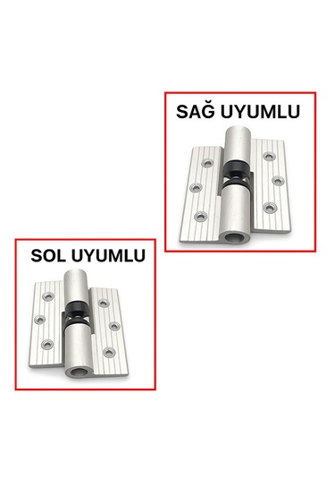 Ayrıntıshop Wc Laminat Kabin Alüminyum Kapı Sıfır Menteşe Sağ