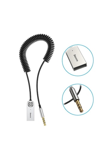 Baseus BA01 USB Bluetooth Araç Kiti Siyah