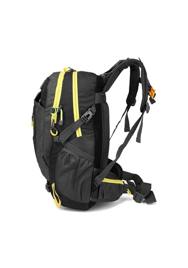 Wezone 40l Ultra Hafif Seyahat Sırt Çantası - Dayanıklı Nylon, Laptop Bölmeli, Erkek/kadın İçin Siyah