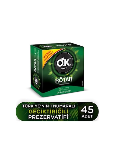 Okey Rötar Prezervatif 45'li