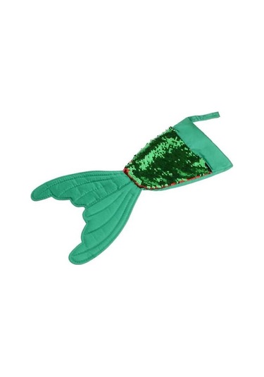 Pazly Yılbaşı Suntek Şeker Pullu Kuyruğu Hediye Çorap C Balık İz