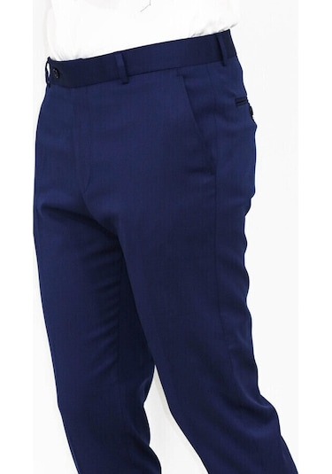 Wessi Slim Fit Koyu Mavi Erkek Pantolon Koyu Mavi