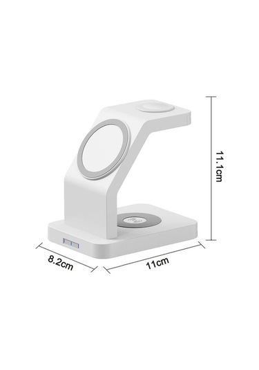 Fastbuy 3'lü Manyetik Şarj İstasyonu - İphone, İwatch & Airpods Uyumlu, Hızlı Ve Güvenli Şarj