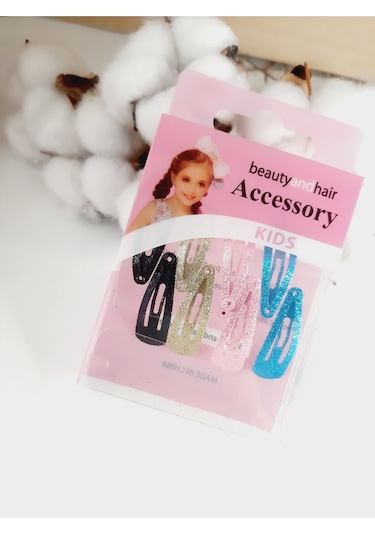 4 Çift Kutulu Çıtçıt Toka - Siyah Çok Renkli