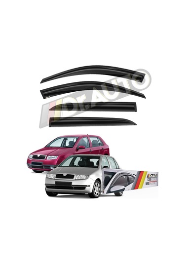 Skoda Fabia Hb 2001-2008 Cam Rüzgarlığı 4lü