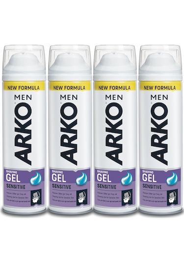 Arko Men Sensitive Tıraş Jeli 4 x 200 ML