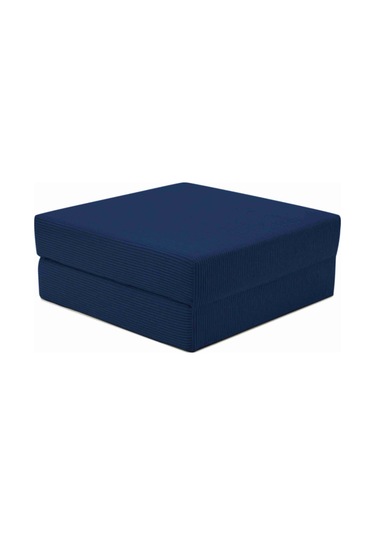 Nura Serisi Minder Şık Ve Konforlu Oturma Alanları İçin Çok Amaçlı Minder 100x100x18 Mavi