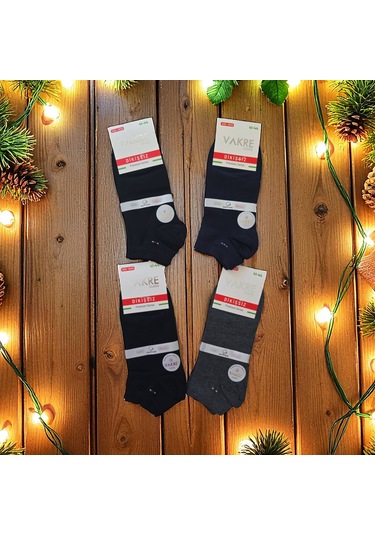 Erkek Kısa Dikişsiz Premium Series Çorap 12'li Ve 6'lı Siyah