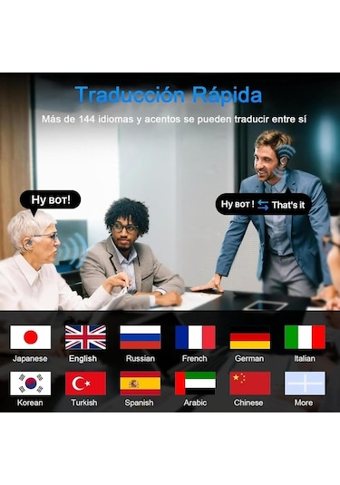 Fastbuy M113 Aı Akıllı Çeviri Kulaklığı - Ows Kulaküstü Kablosuz Bluetooth - 144 Dil Gerçek Zamanlı Çeviri Derin Gri