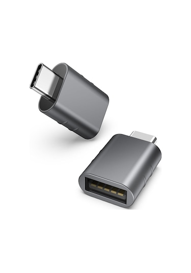 Usb-c To Usb 3.0 Adaptör 2 Li Set Kompakt Uzay Grisi Dönüştürücü Pratik Seti