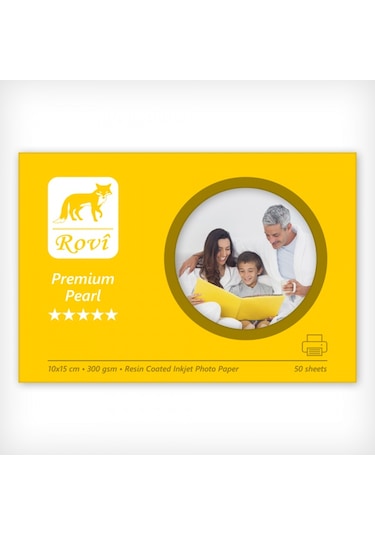 Premium İnci Fotoğraf Kağıdı - 300gsm - 50 Yaprak 10X15