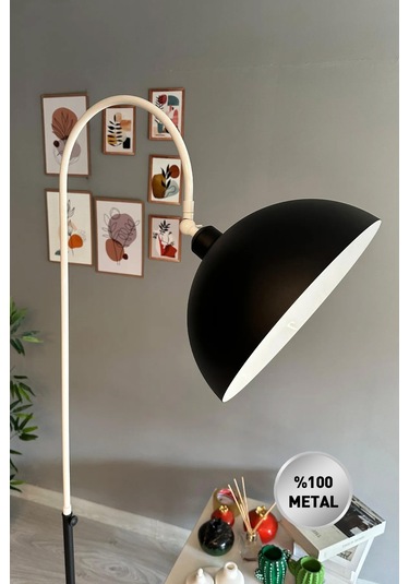 Legend Lambader Hareketli Başlık Modern Dekoratif Metal Oturma Odası Çalışma Odası Lambası Siyah