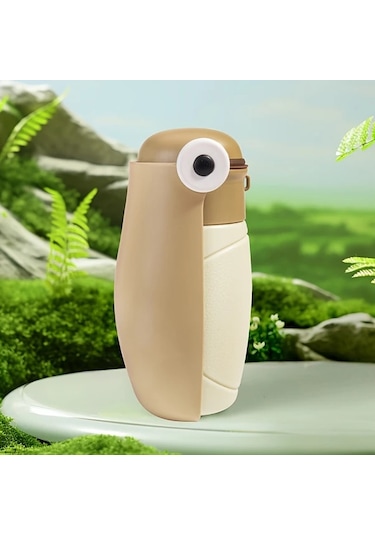 Willowhaven Khaki Büyük Boy Taşınabilir Kedi Köpek Tavşan Seyahat Su Şişesi Sızdırmaz Kayışlı