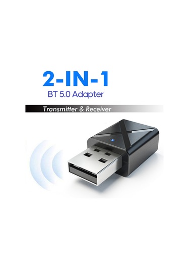 Yaleker Kn320 Bt5.0 Bluetooth Verici-alıcı 2-in-1 Kablosuz Ses Adaptörü, 10m Menzil, Taşınabilir, A2dp Desteği