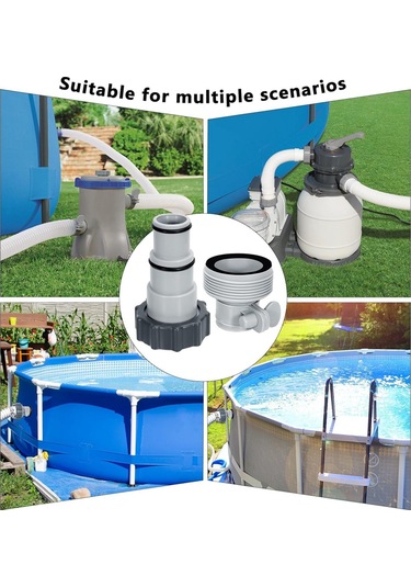 Havuz Hortumu Adaptör Takımı, 2 Tip Havuz Pompası Hortum Bağlantısı