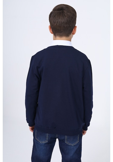 Toontoy Erkek Çocuk Okul Hırka Lacivert