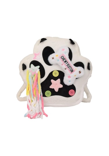 Suntek Kedi Peluş Sırt Çantası Çok Yönlü Günlük Sevimli Siyah