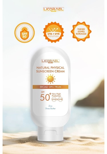 Natural Physıcal Sunscreen Cream Spf50+ 100ml