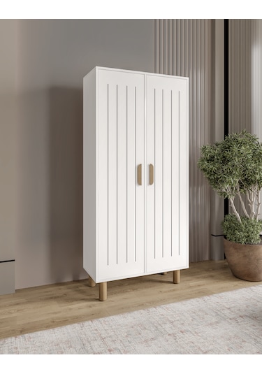 Afilli Aslan Kapaklı Portmanto Vestiyer Tamamı Mdf