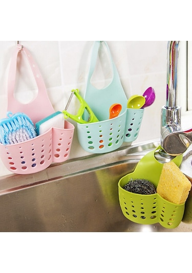 Xindoker Mutfak Lavabo Organizer Pvc Askılı Çantı: Suyu Süzme, Sprey, Sabun Ve Küçük Gereçler İçin Uygun, Dayanıklı Malzeme İle Yapıldı Gri Mavi Diğer