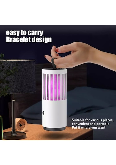 Daı Heart Electric Mosquito Killer Lamp Outdoor Household Photocatalyst Mosquito Killer,style: Usb Direct Plug, Size:usb Direct Plug