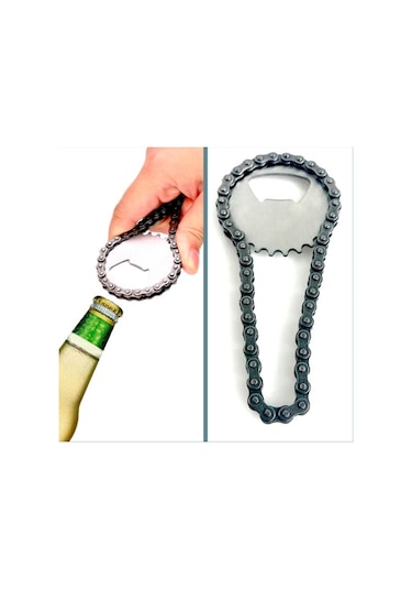 Omeniv Gazoz Bira Açacak Kapak Açacağı Motorsiklet Bisiklet Gri