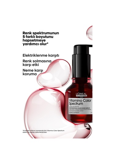L'Oréal Professionnel Vitamino Color Spectrum Cam Parlaklığı Görünümü Kazandıran Serum 50 ML