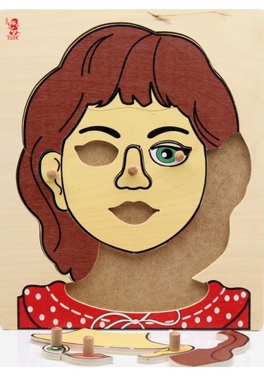 Kız Yüzü Ahşap Puzzle