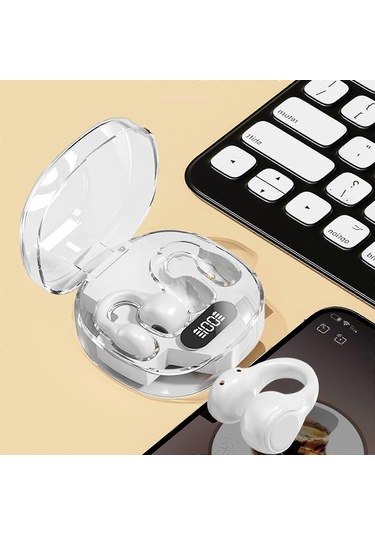 Bluetooth 5.3 Kablosuz Kulaklık Şeffaf Şarj Kutusu Stereo 0003