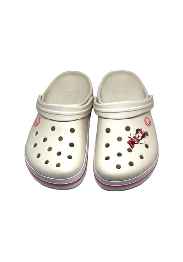 Crocs Terlik Süsü & Renkli Aksesuar Jibbitz Kırmızı Rugan