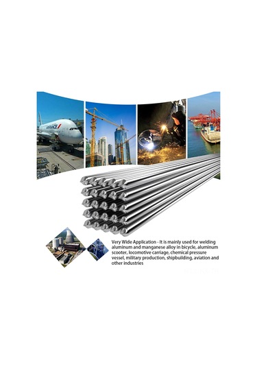 Kangvka Alüminyum Kaynak Tel 380-400 C Düşük Sıcaklık, Toz Gerektirmeyen Magnezyum İçli, 2.0mmx500mm, 50 Adet