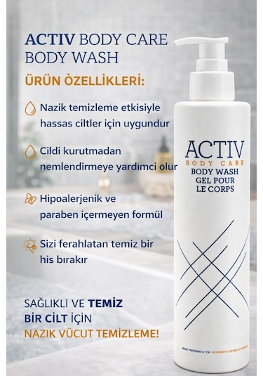 Actıv Body Care Nemlendirici Duş Jeli 360 ML