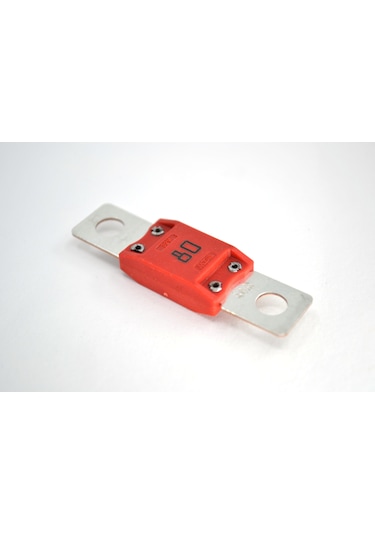 Mega Compact Sigorta 80a Kırmızı 80 Amper Dc Bakır