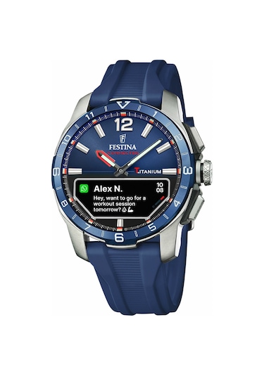 Festına F23000/1 Connected D Blue Erkek Kol Saati Fes.f23000/1 Metalik Gri