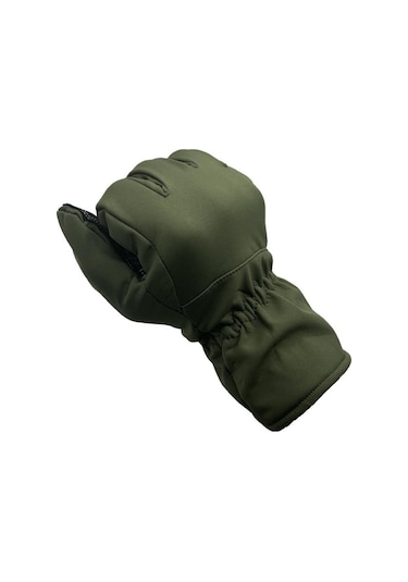 Softshell Cay250 Motosiklet  Eldiveni Yeşil