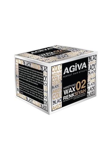 Agiva Hairstyling Color 02 Wax Siyah 120 G